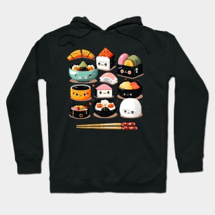 Japanese Food Sushi Anime Hoodie